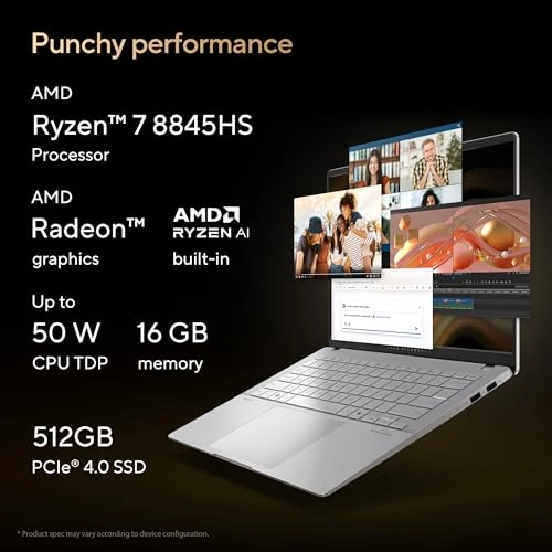 Vivobook S 14 M5406 - 14'' Ryzen 7-8845HS 16GB DDR4 512GB SSD