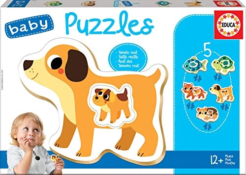 Educa Baby Animals Set Of 5 Puzzle (17573) - 2-4 pcs