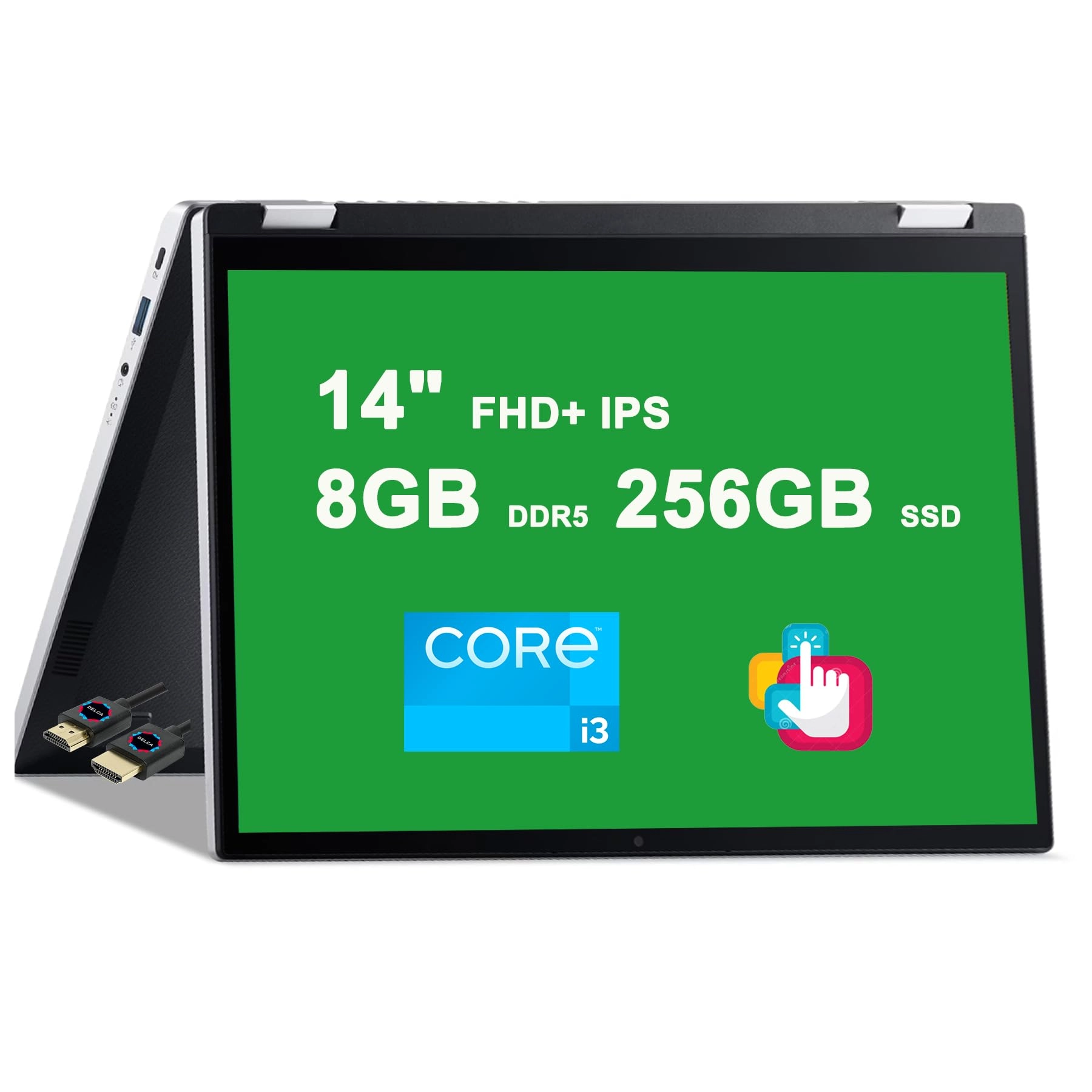 Aspire 3 Spin 14 A3SP14 - 14'' Celeron-N100 4GB DDR5 128GB SSD