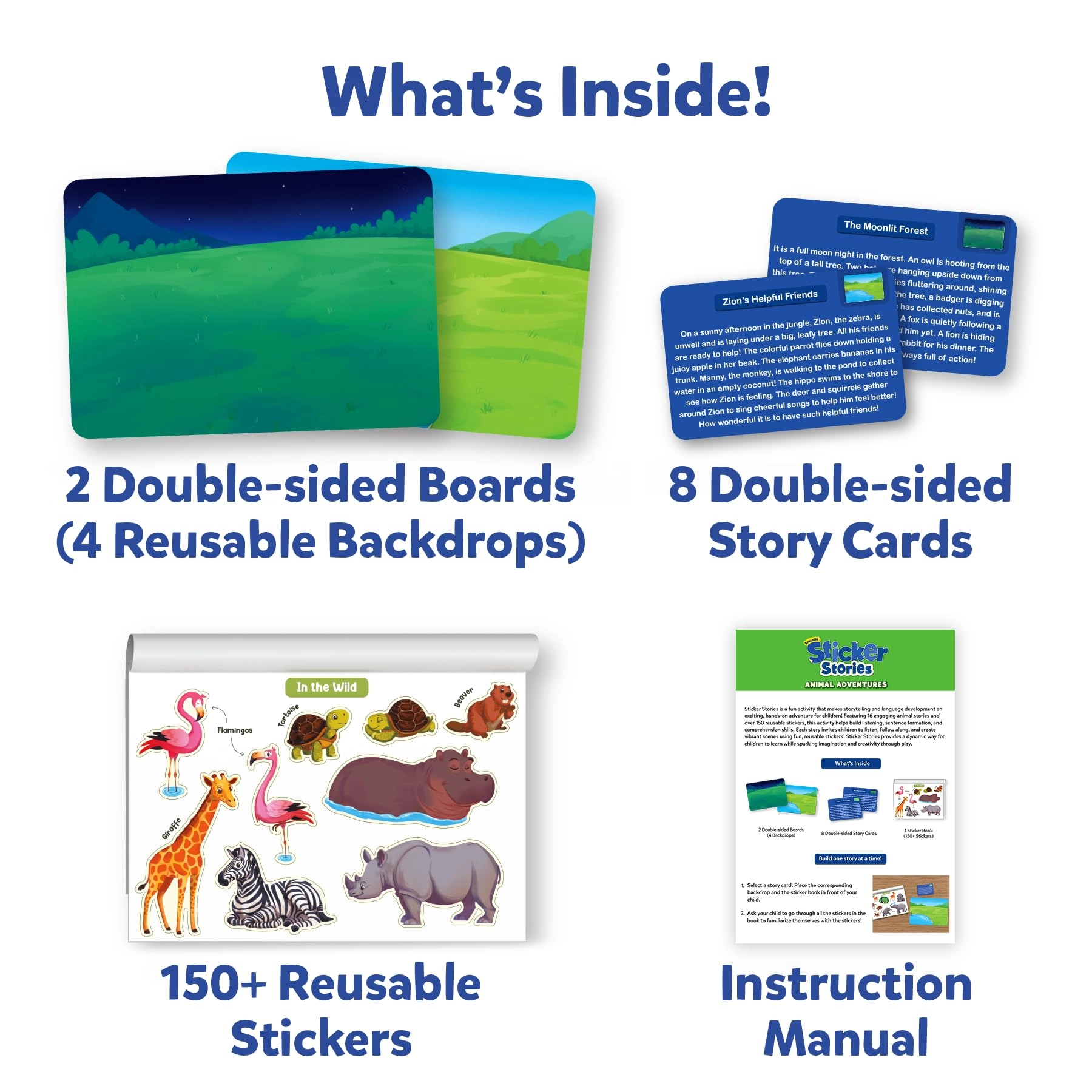 Sticker Stories - Ages 3, 4, 5, 6, 7 1 pieces