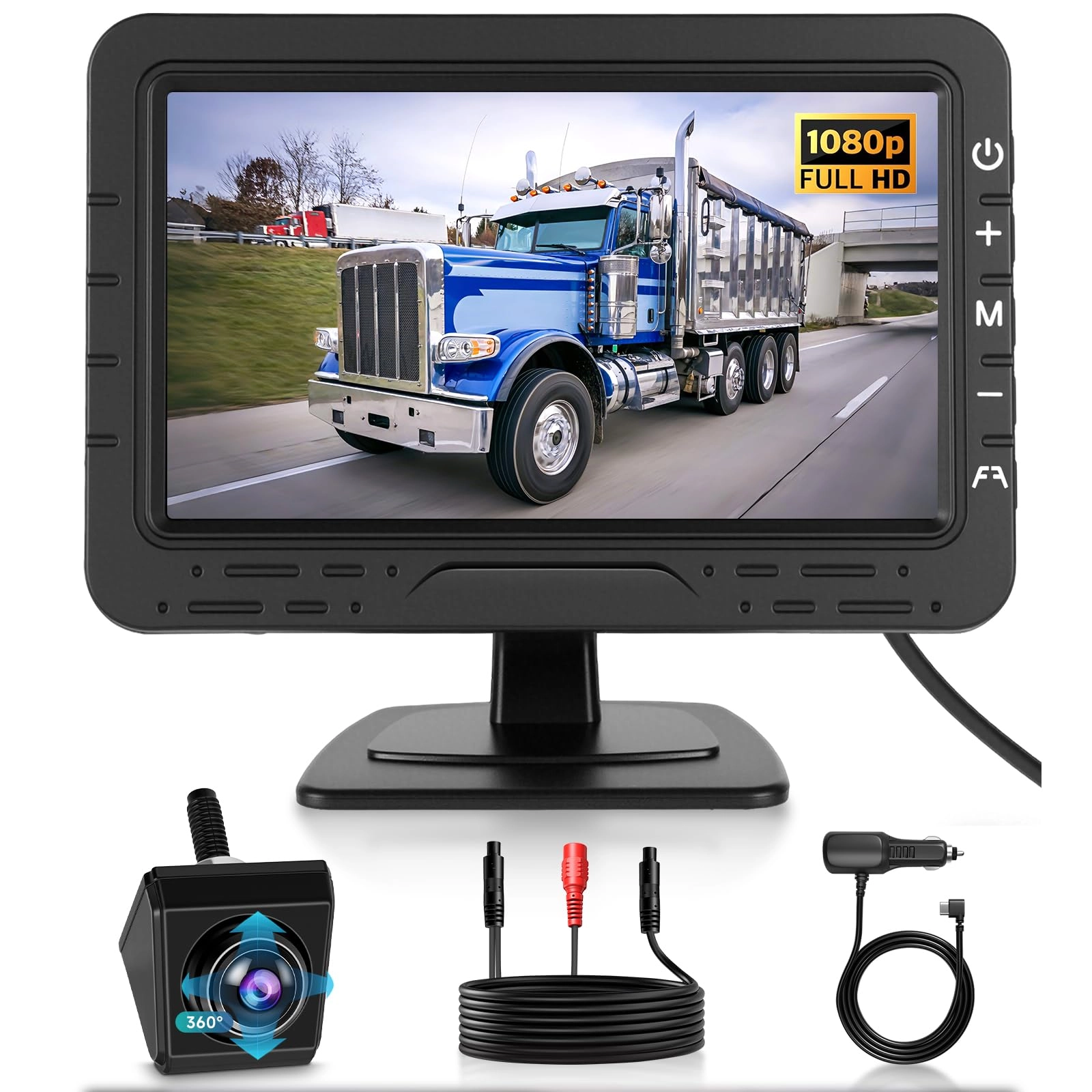 Hodozzy Rear View Camera - full-colour night vision wired 1080P + Reversing Monitor