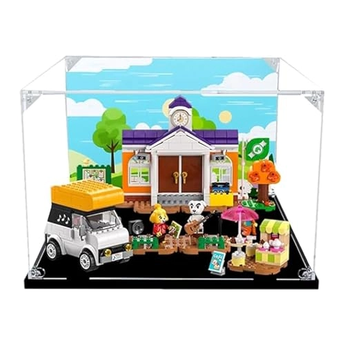 Acrylic Display Box - for LEGO KK Concert on The Square 77052 3mm Wooden Base