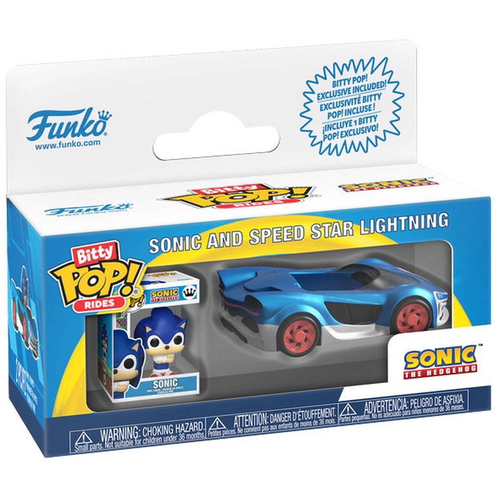 FUNKO TOYS Bitty POP Sonic + Speed Star Lightning
