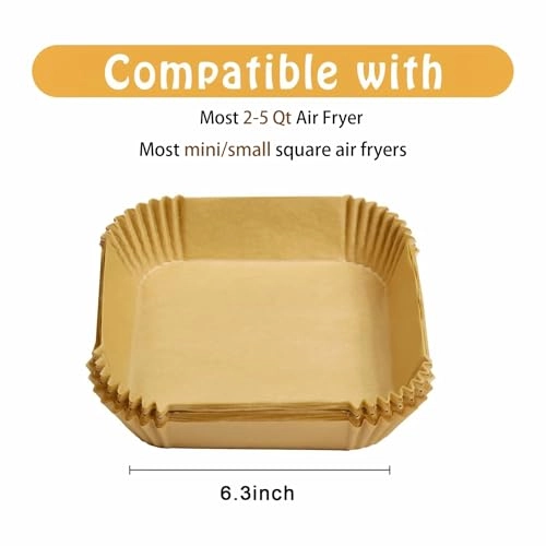 Mini Air Fryer Liners - 150pcs 150