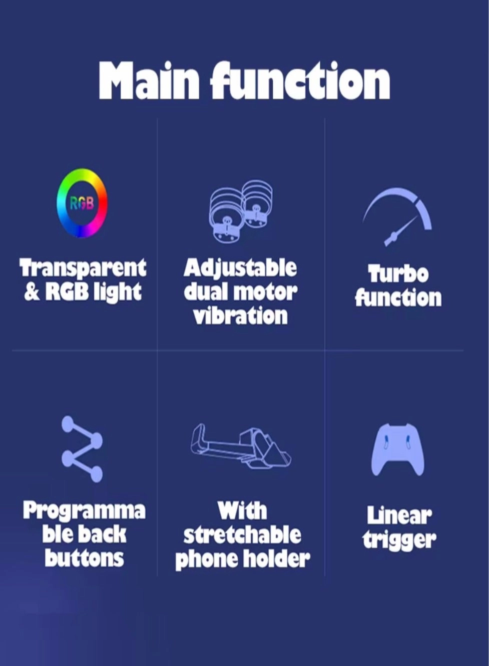 PS4 Android iOS Switch Xbox D10 (Black)