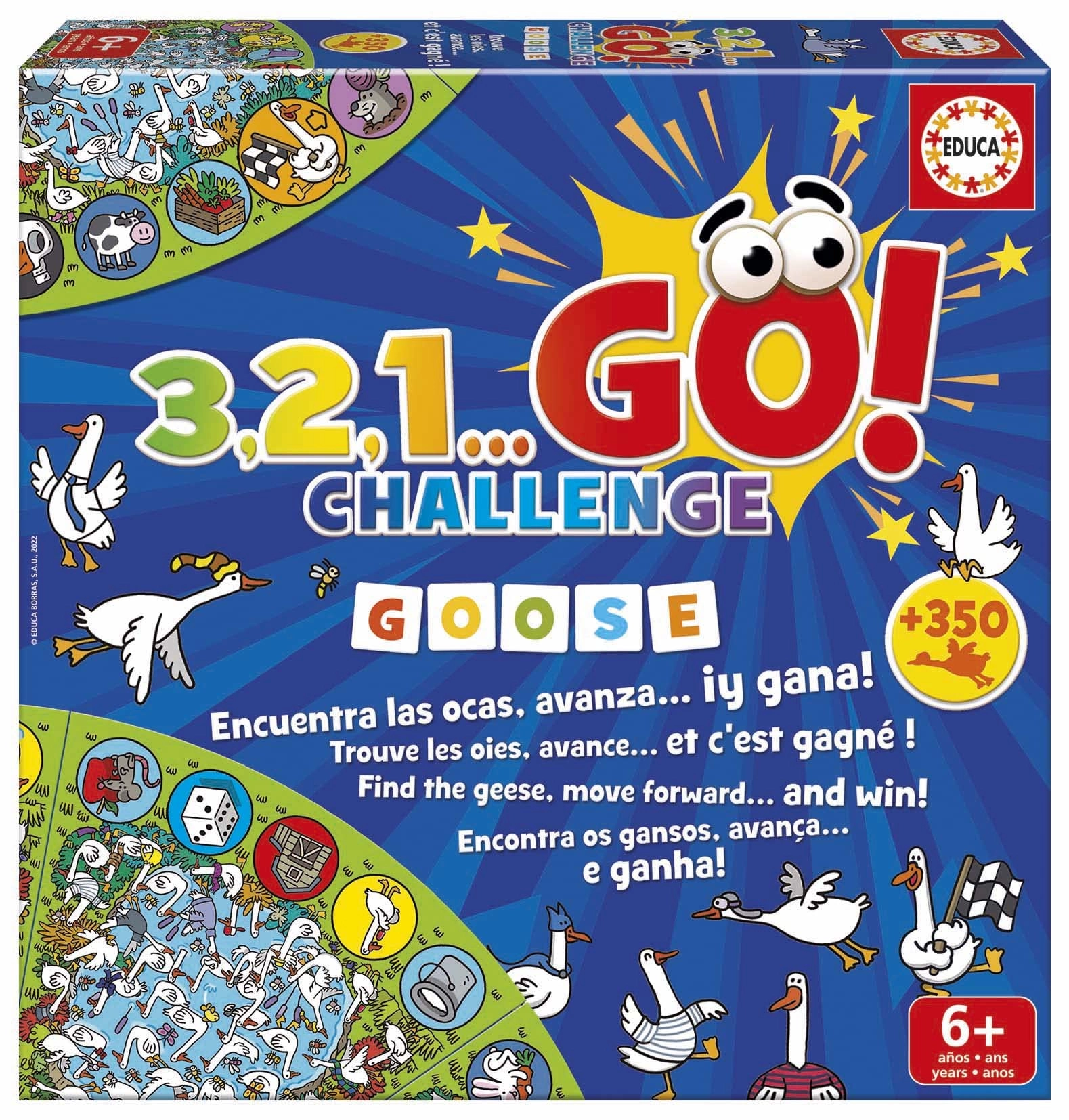Educa Borras 3,2,1 ...GO Challenge Oca - 6+