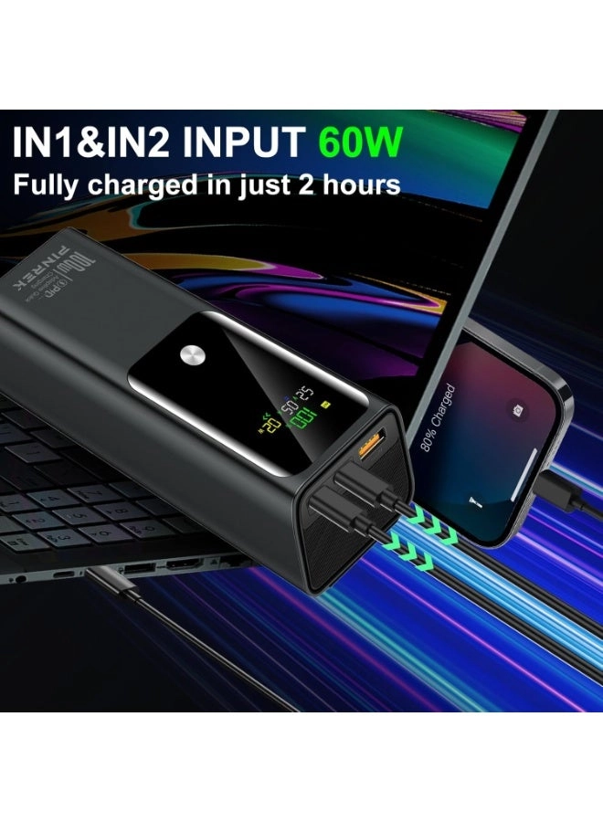 HTY-K81 - 20000mAh 100W 1 USB-A 2 USB-C