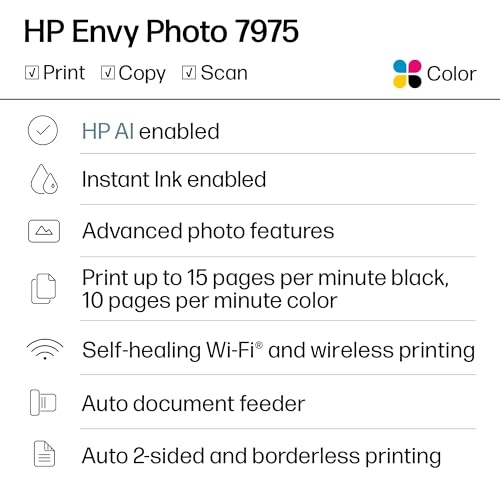 Envy 7975 - HP Thermal Inkjet Color
