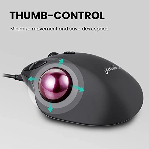 Perimice-517 Trackball Mouse - USB