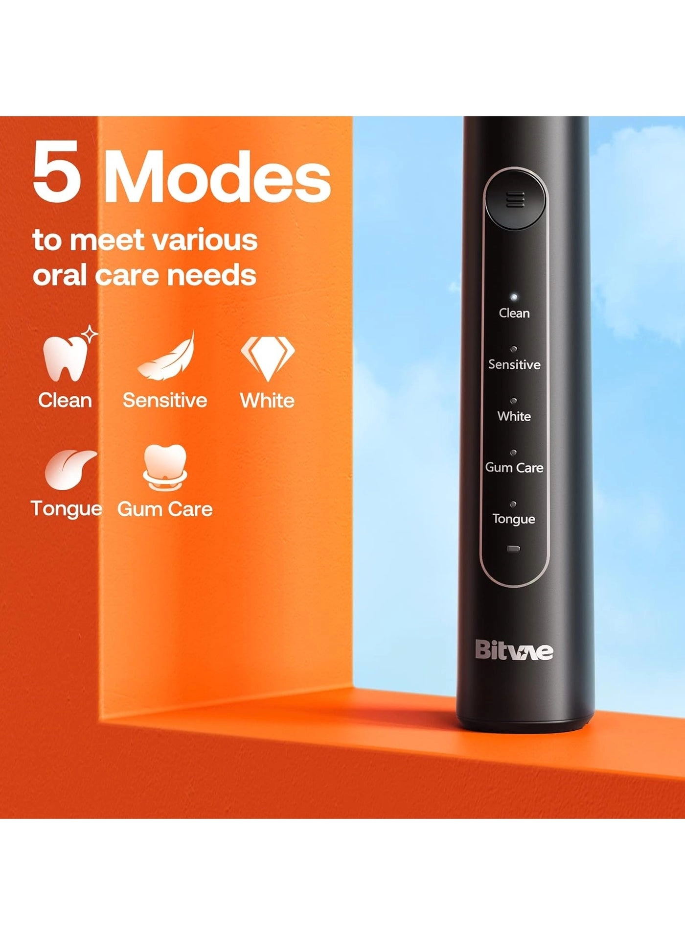 R2 - Rotating 8 Brush Heads 5 Modes