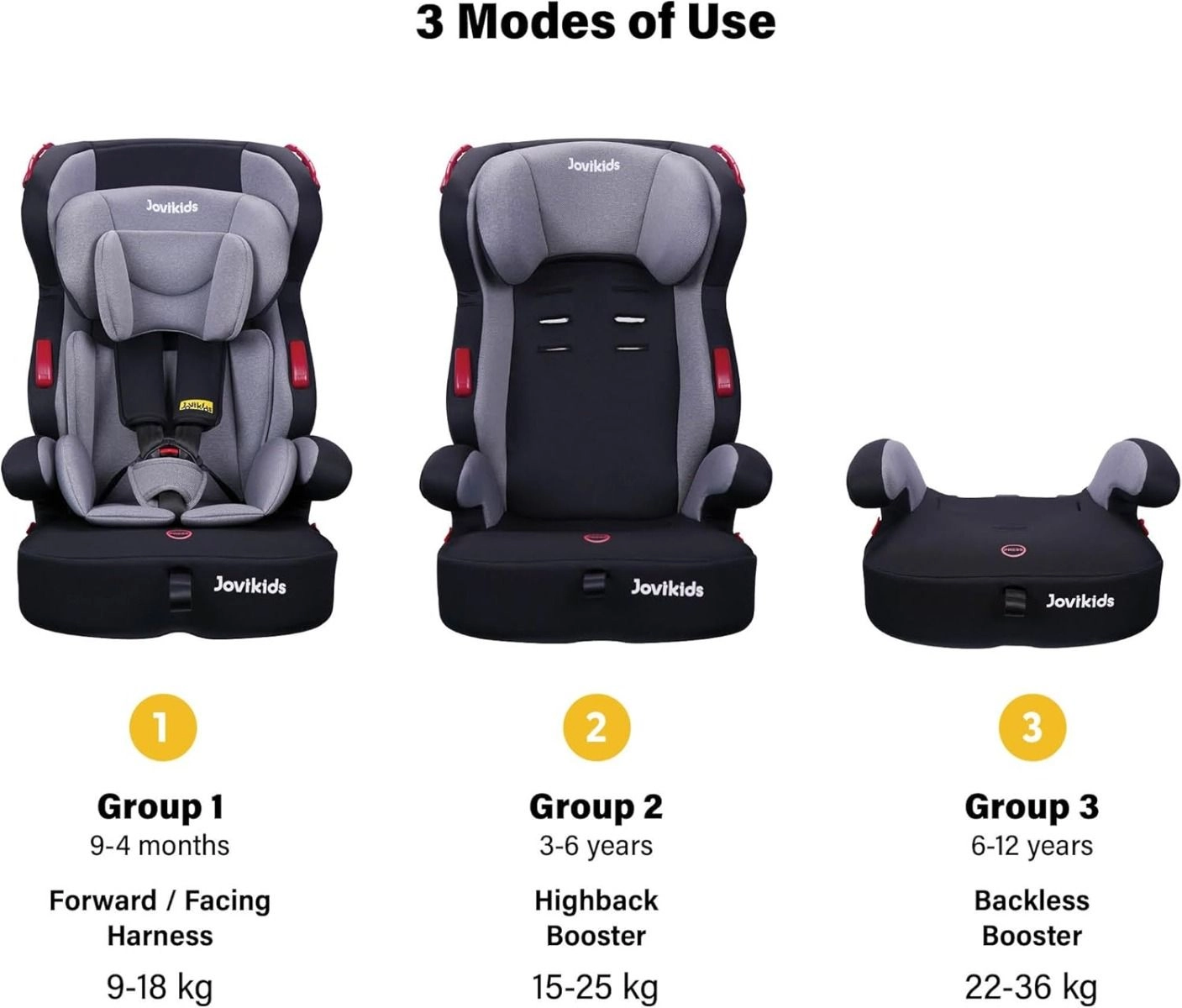 Tammy - 1/2/3 3-point seat belt