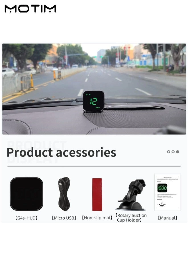 Head Up Display - High Definition Digital GPS Speedometer