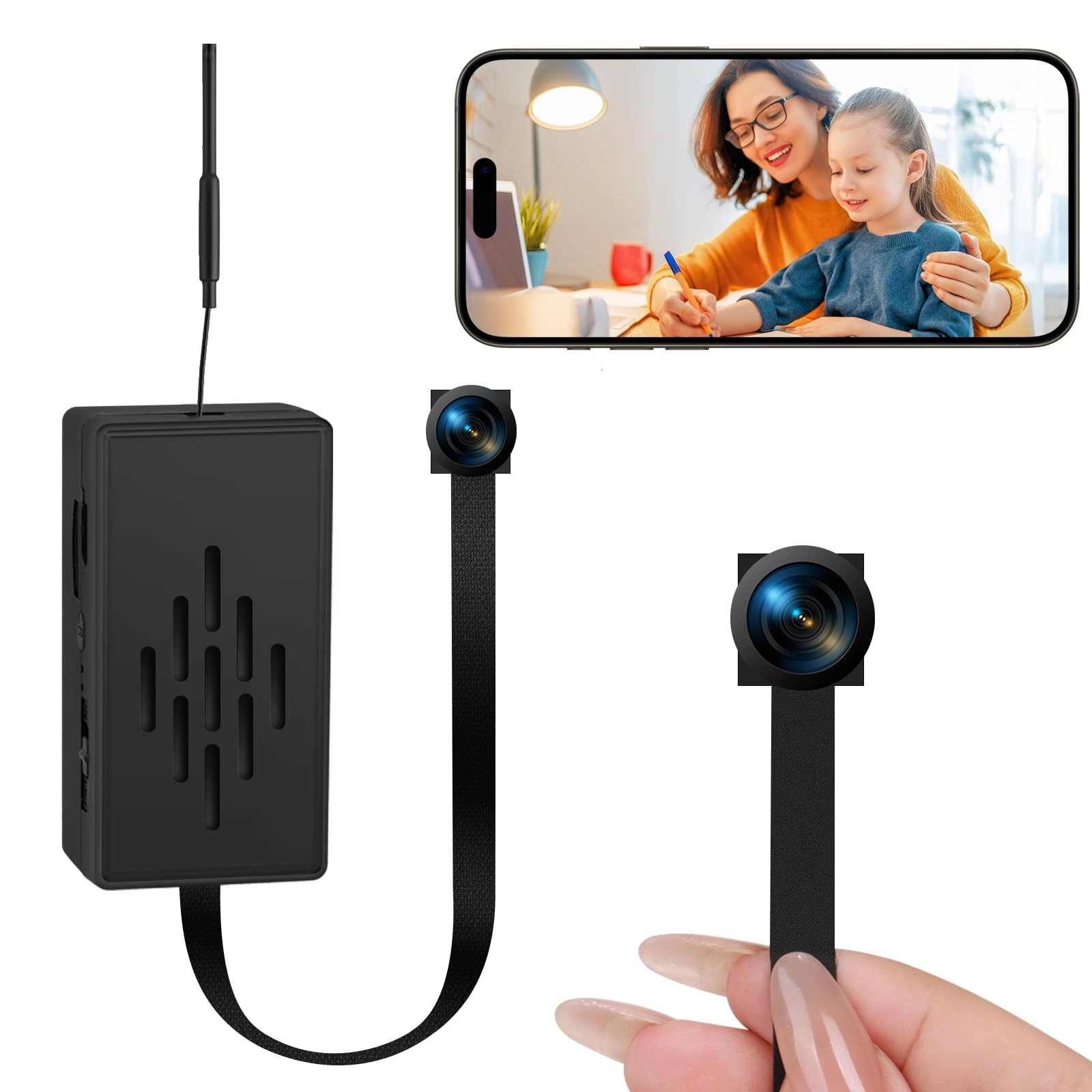 QETATIY Hidden Camera DIY Module - 128GB 1080P