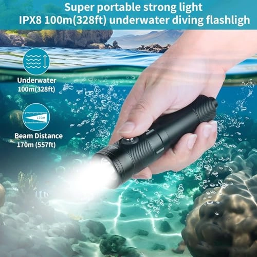 Dive Light - 1200lm IPX8 170 meters