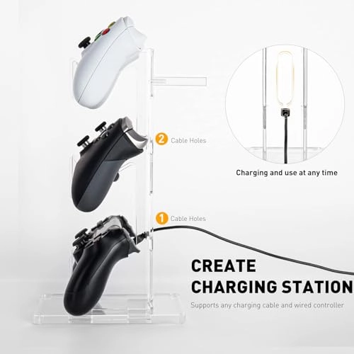 Universal 3 Tier Controller Holder and Headset Stand - PS4 PS5 Xbox ONE Switch