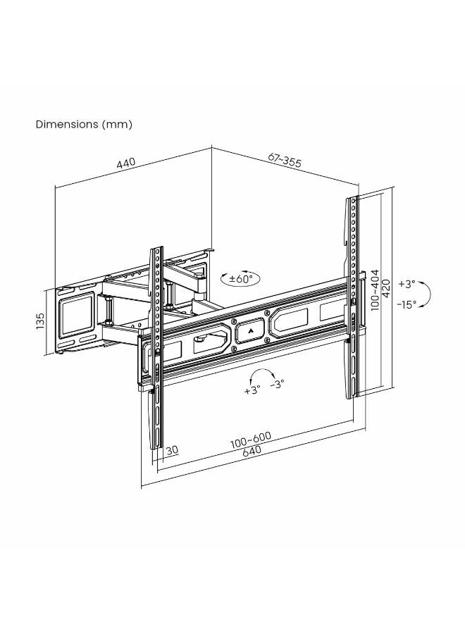 SH 740P - 40kg 37 to 80 inches