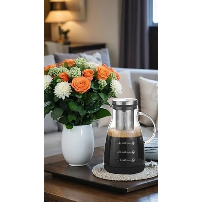 Adjustable Drip Cold Brew - Stainless Steel Filter Precision Extraction