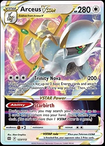 Pokemon Arceus VSTAR 123/172 - English + Toploader