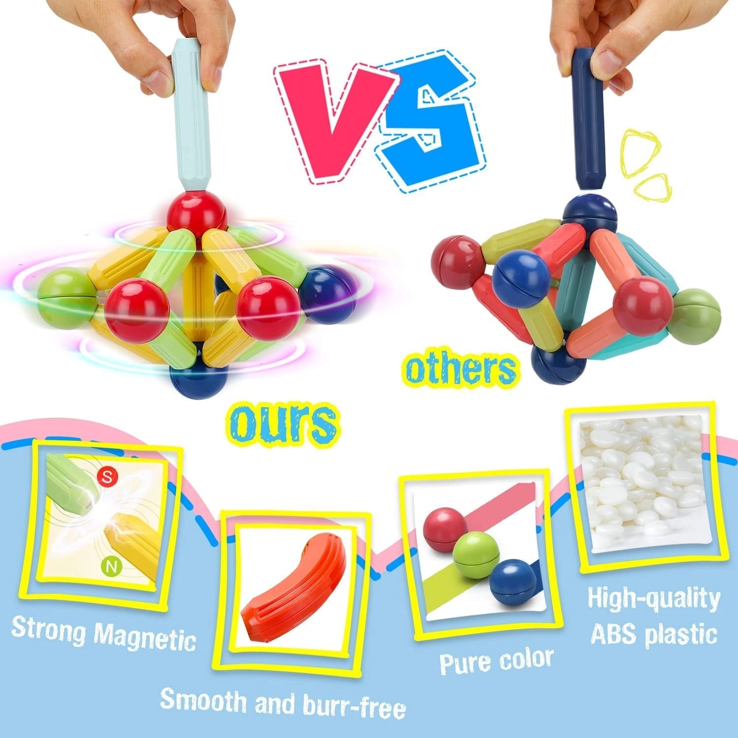 Flexible Magnetic Sticks - 36pcs