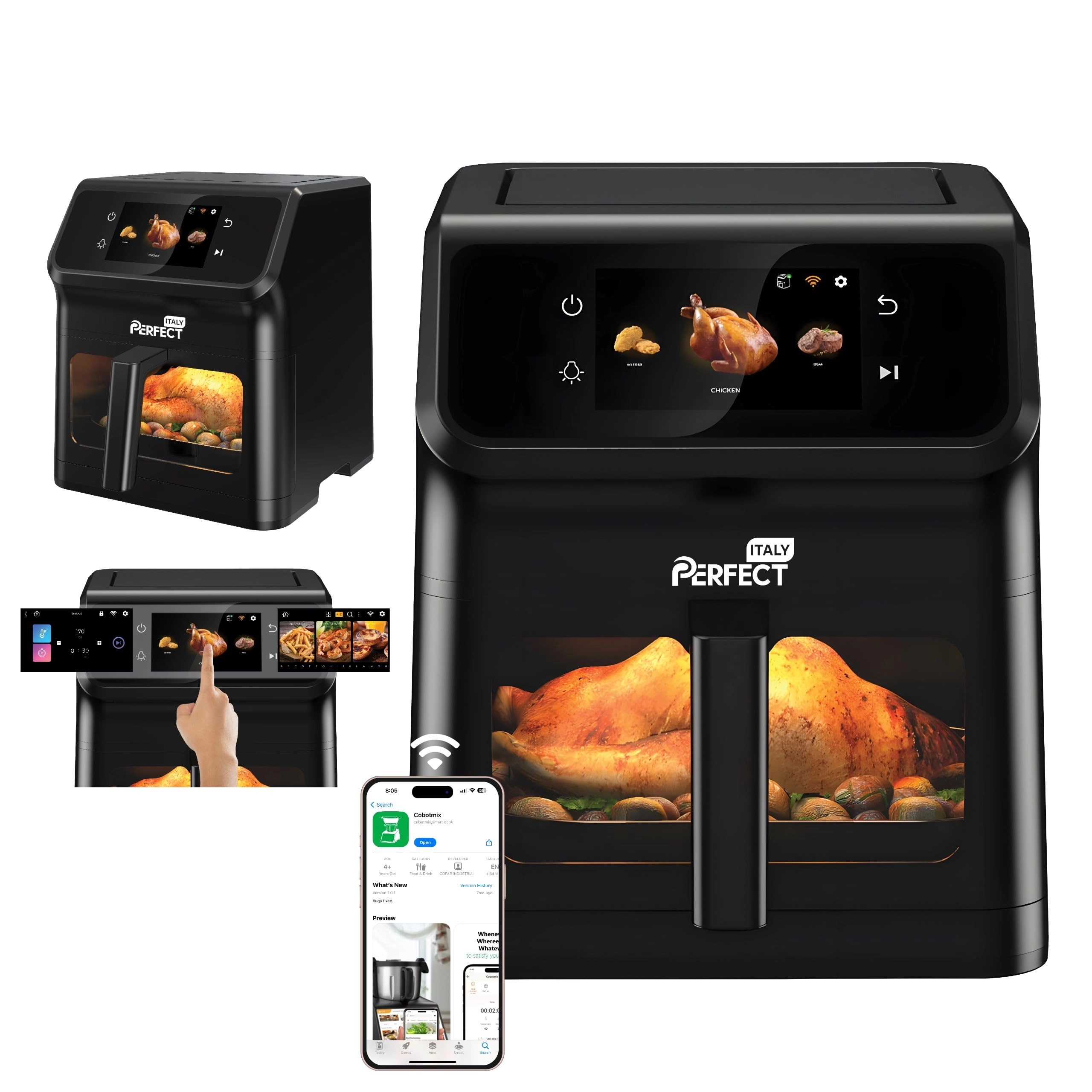 ITALY PERFECT Digital Air Fryer AF-9016