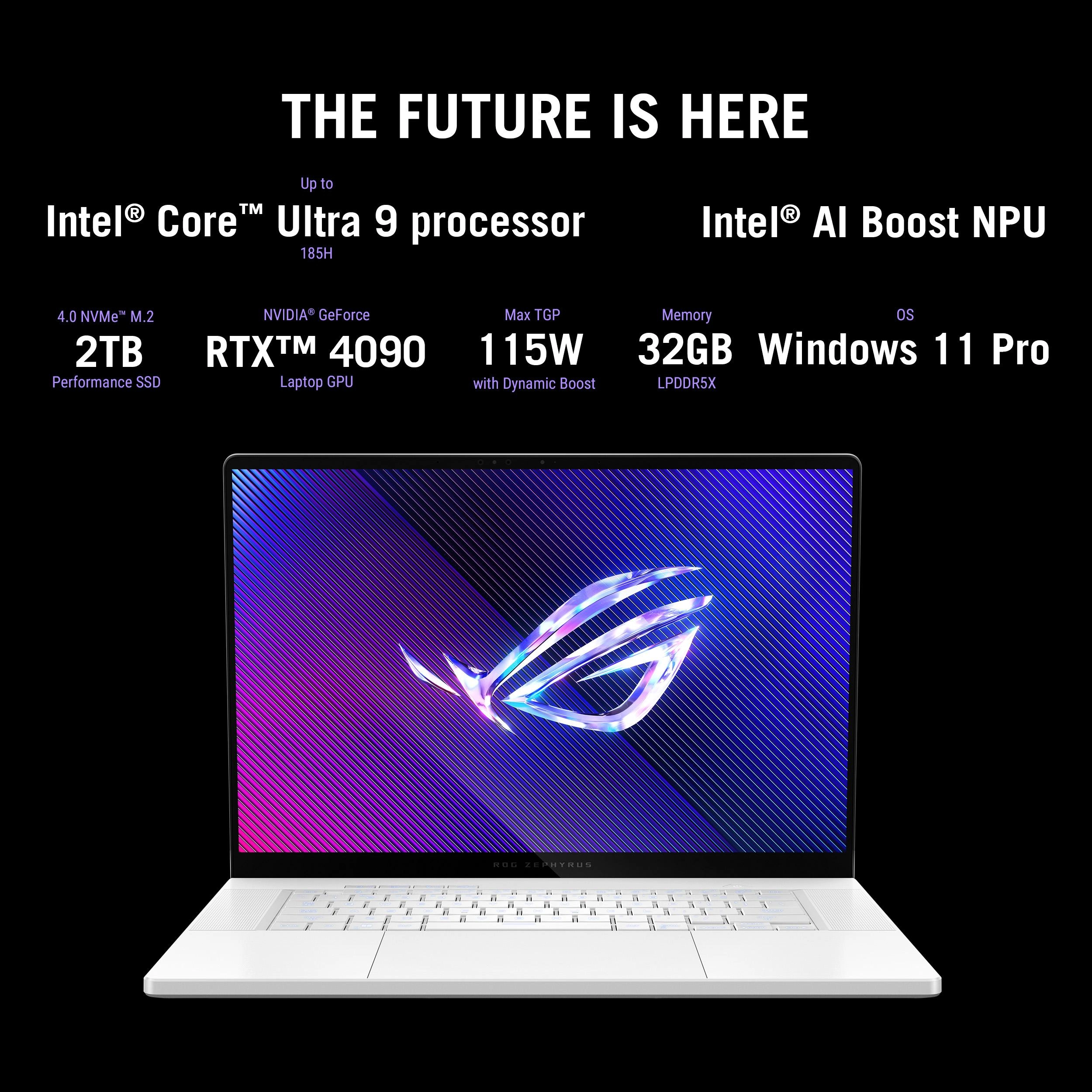 ROG Zephyrus G16 GU605CX - 16'' Core Ultra 9 285H 64GB DDR5 2TB SSD