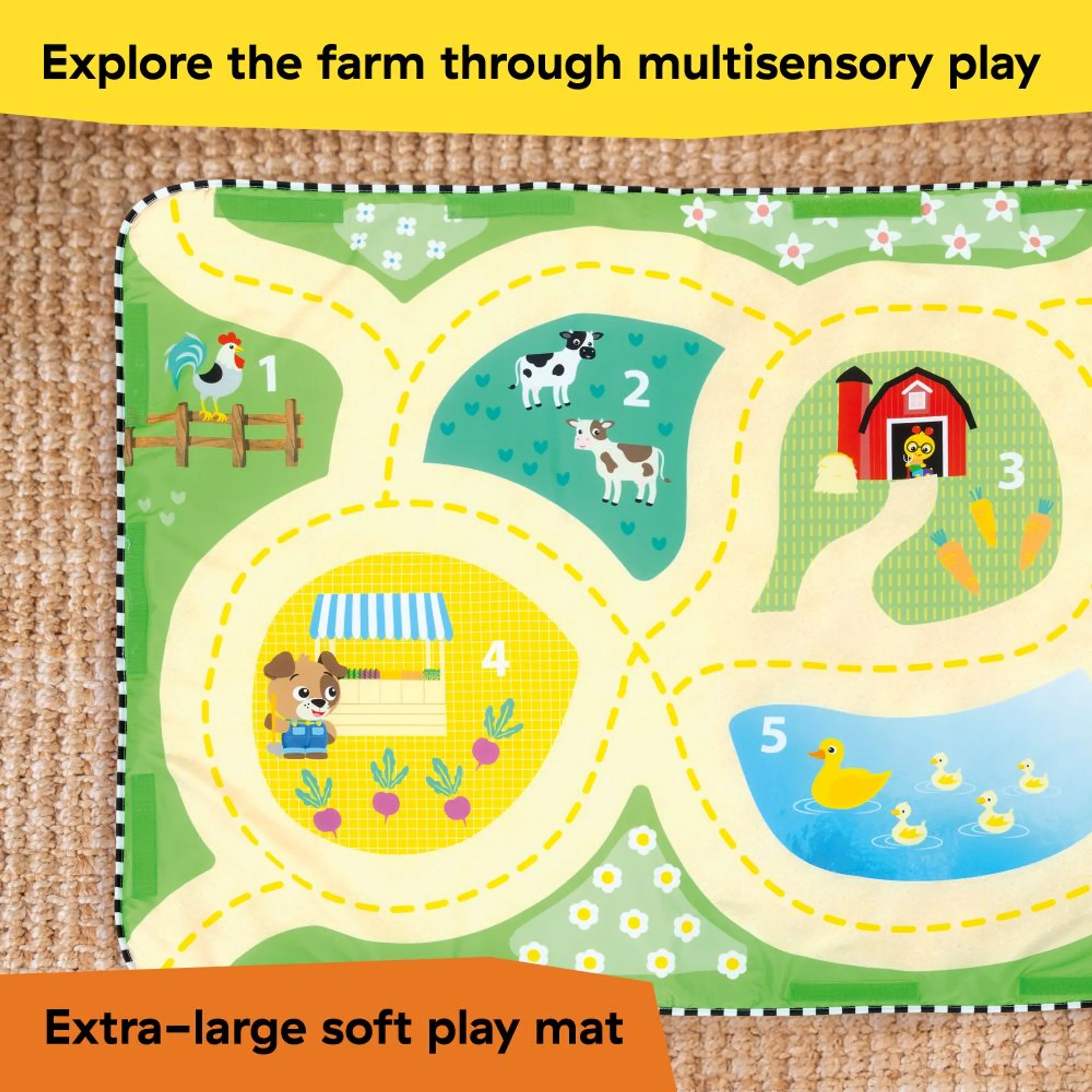 Busy Barnyard Grow With Me Activity Gym - 0 months