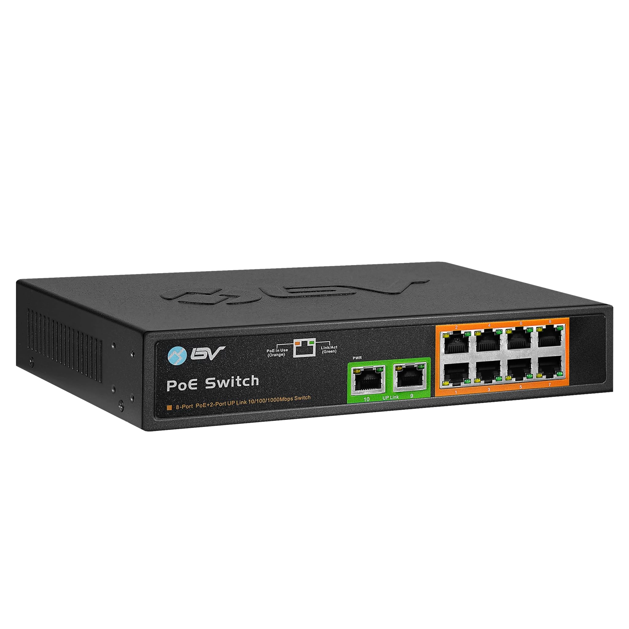 BV-Tech POE-SW802G - 10-ports