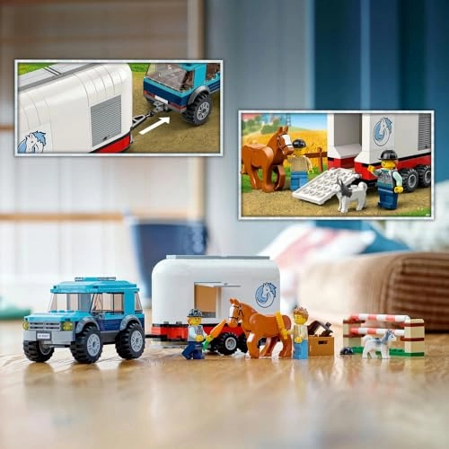City Horse Transporter (60327) - with SUV and Horse Figure