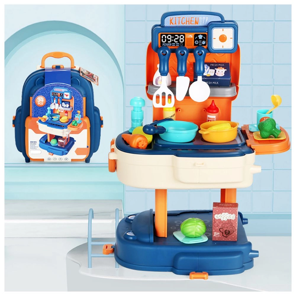 Kitchen School Bag - 34 pcs (SAM-LS_RPSB_KTBU)