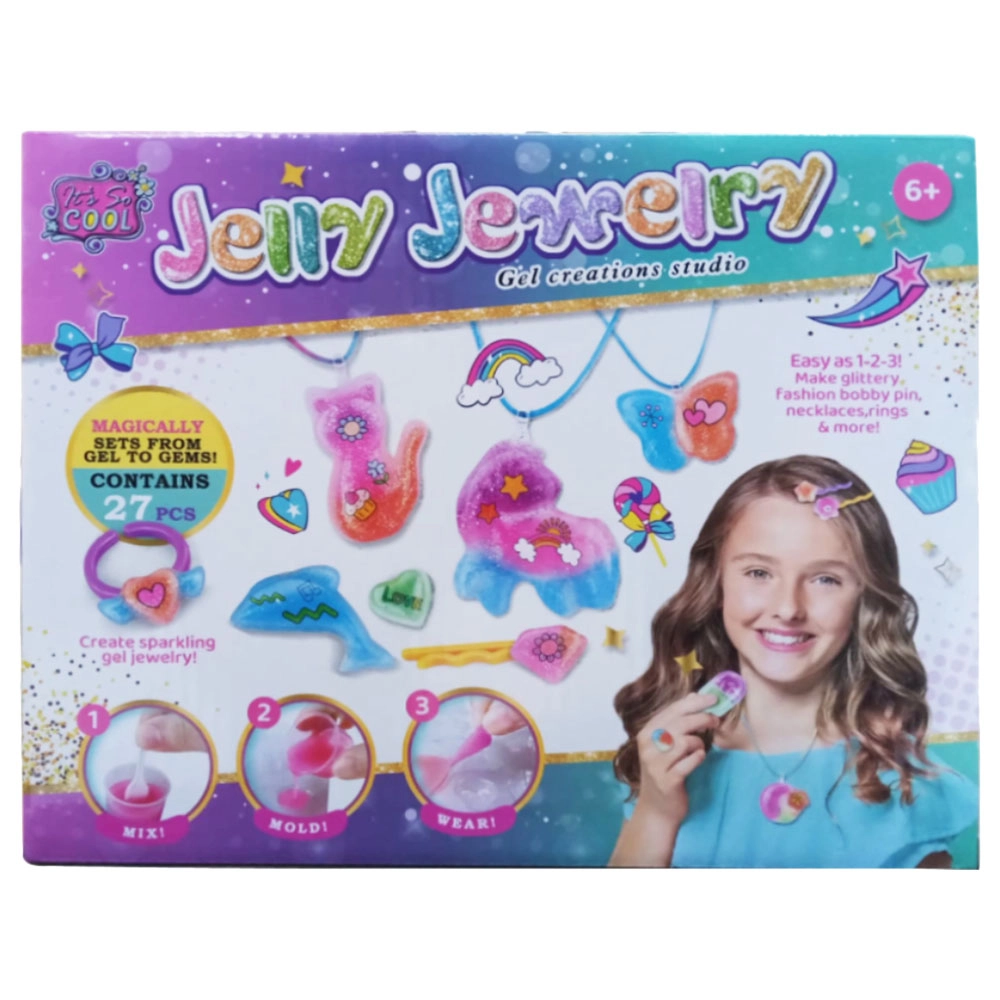 UKR Jelly Jewellery Craft Kit - 27pcs DIY Kids