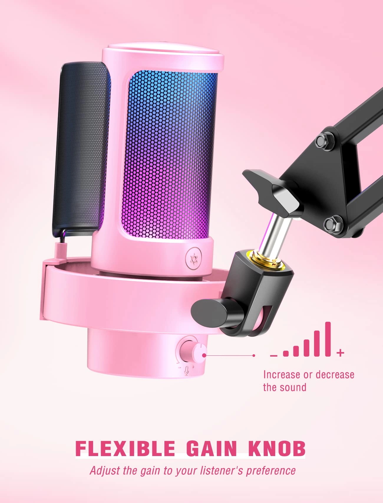 AmpliGame A8 USB Microphone
