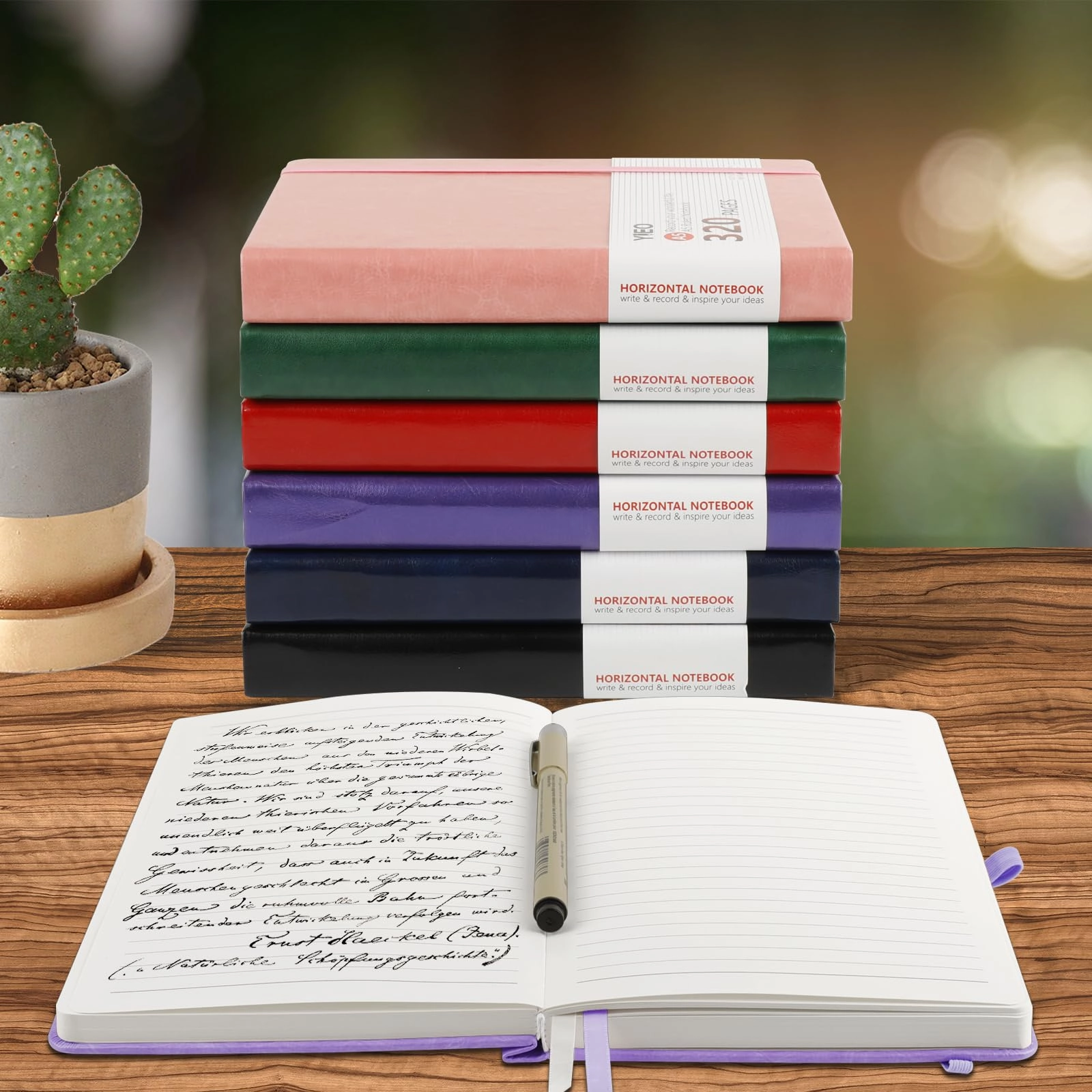 Notebook A5 Hardcover - Lined 160 Sheets