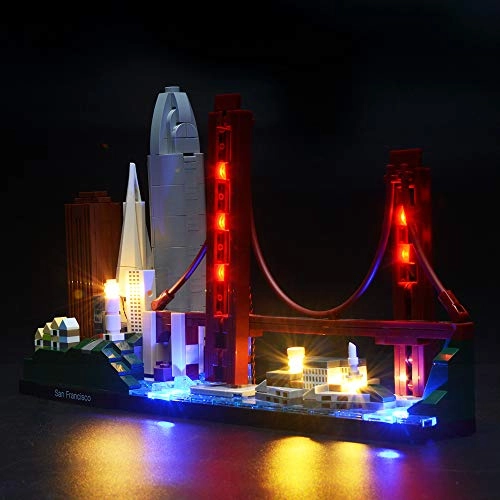 LED Lighting Set for Architecture San Francisco - Acrylonitrile Butadiene Styrene LEGO 21043 San Francisco 1