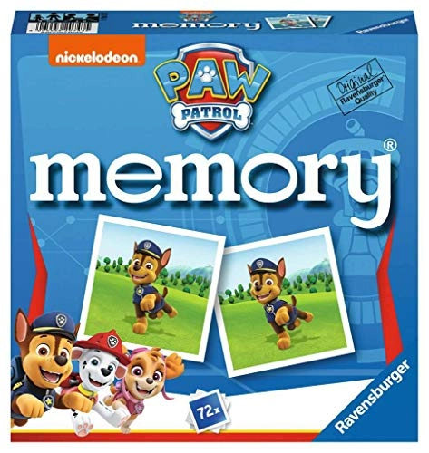 Disney Paw Patrol Memory Card Game - Dutch, English, French, German 4 years and up 1