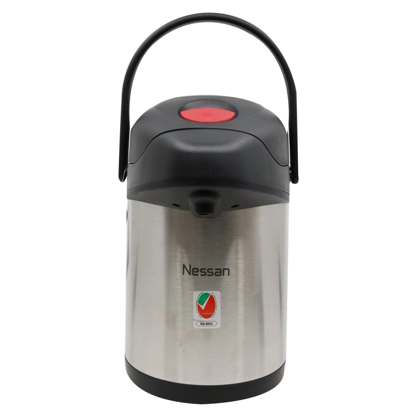 Nessan Euro Stainless Steel Pump Vacuum Flask - 2.5L