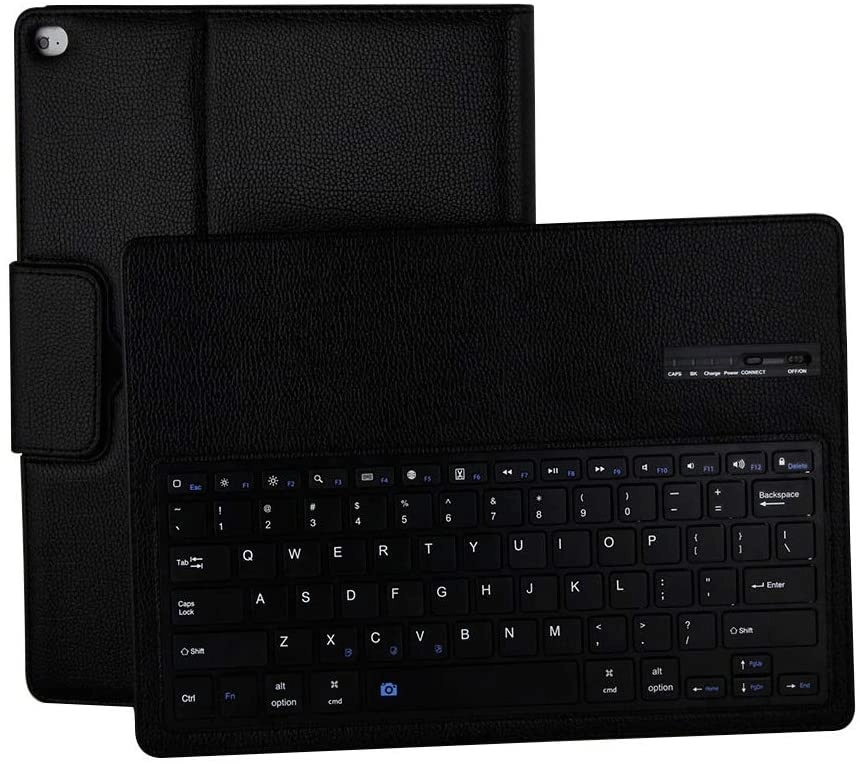 Keyboard Stand Case with Detachable Bluetooth Keyboard for iPad Pro 12.9-inch