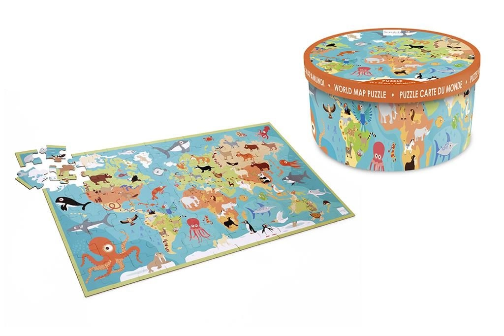 Scratch Europe Animals Of The World Puzzle (Klg-6181117) - 100 pcs