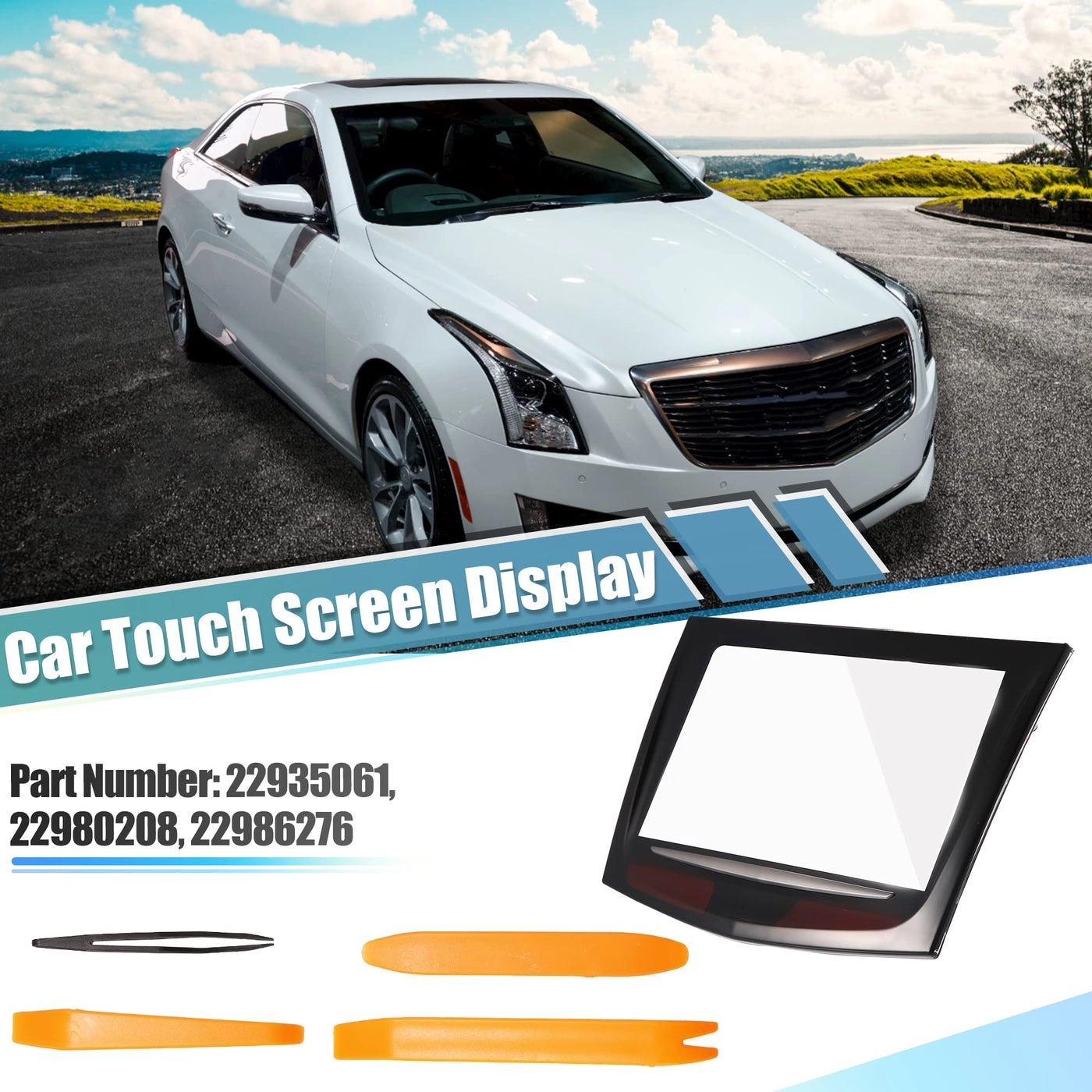 Touch Screen Display for CUE Infotainment System - Cadillac ATS CTS ELR Escalade SRX XTS 2013-2017