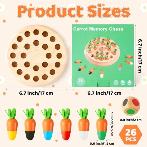 Memory Matching Board - Toddlers 26 pieces
