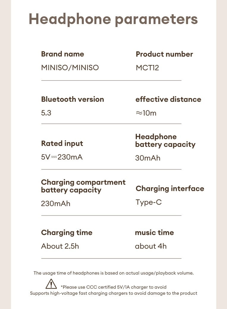 MCT12 Wireless Earbud