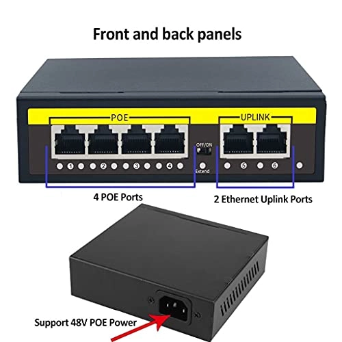 POE Switcher - 48V 4 100Mbps