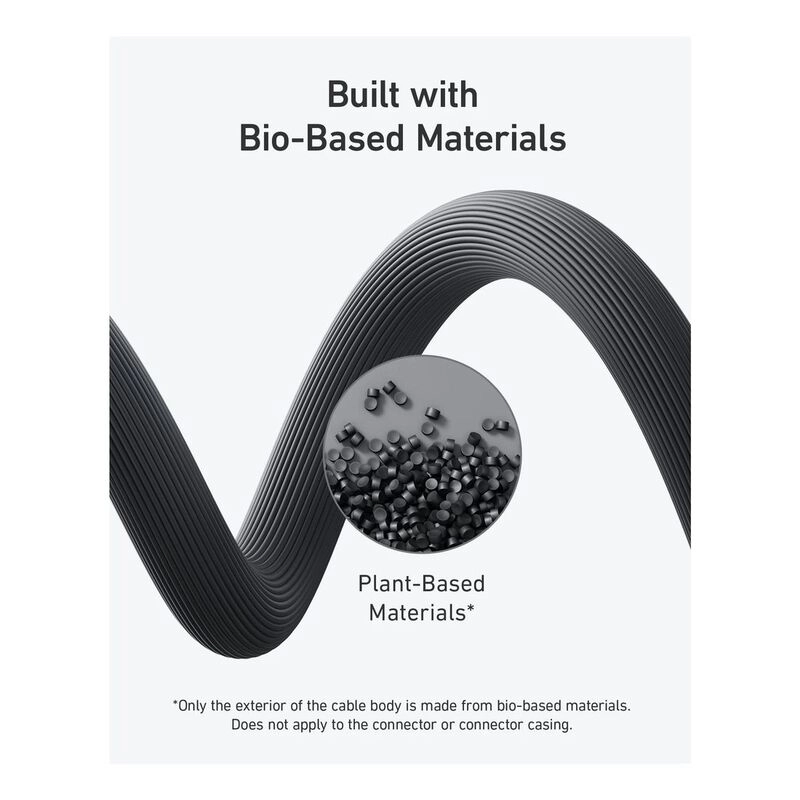 542 Cable 140W USB-C to USB-C 1.8m Bio-Based