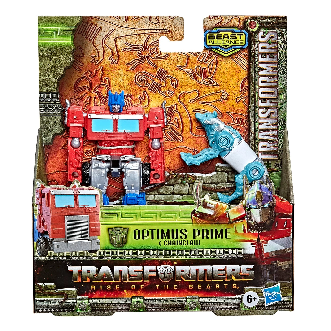 Beast Weaponizers 2-Pack - Optimus Prime & Chainclaw 5-inch