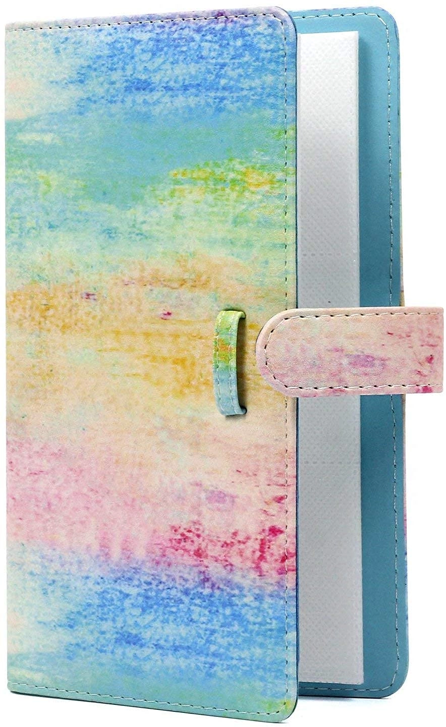 96 Pocket Mini Film PU Leather Photo Album - 96 85*54mm