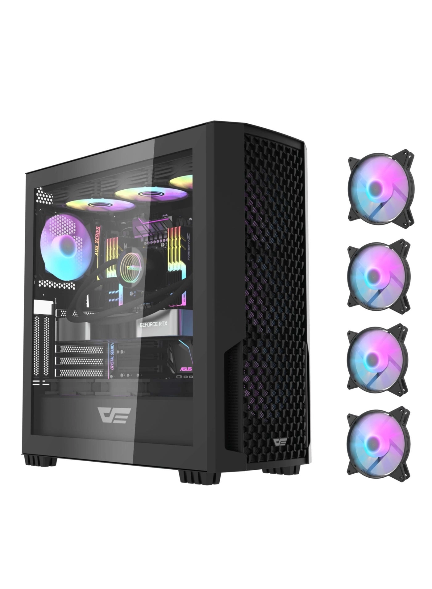 darkFlash DF2100 - Tempered Glass E-ATX ATX M-ATX ITX