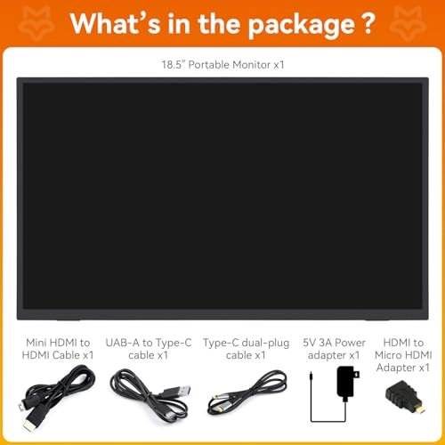 DHX-18.5inch Portable Monitor - Full HD 18.5"