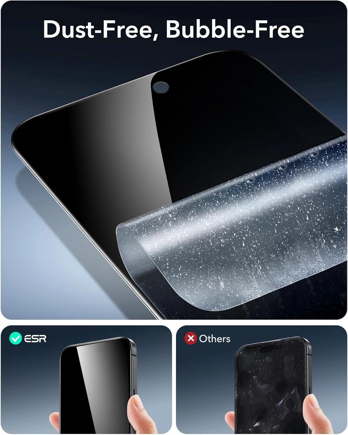 iPhone 17 Pro Max Tempered Glass - 5D Privacy