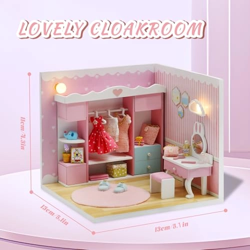 Dollhouse Miniature - Cloak Room LED