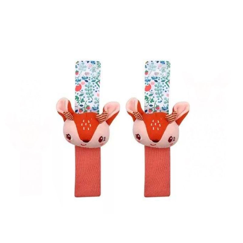 Wrist Rattle & Foot Finder Socks - 1+ Animal designs