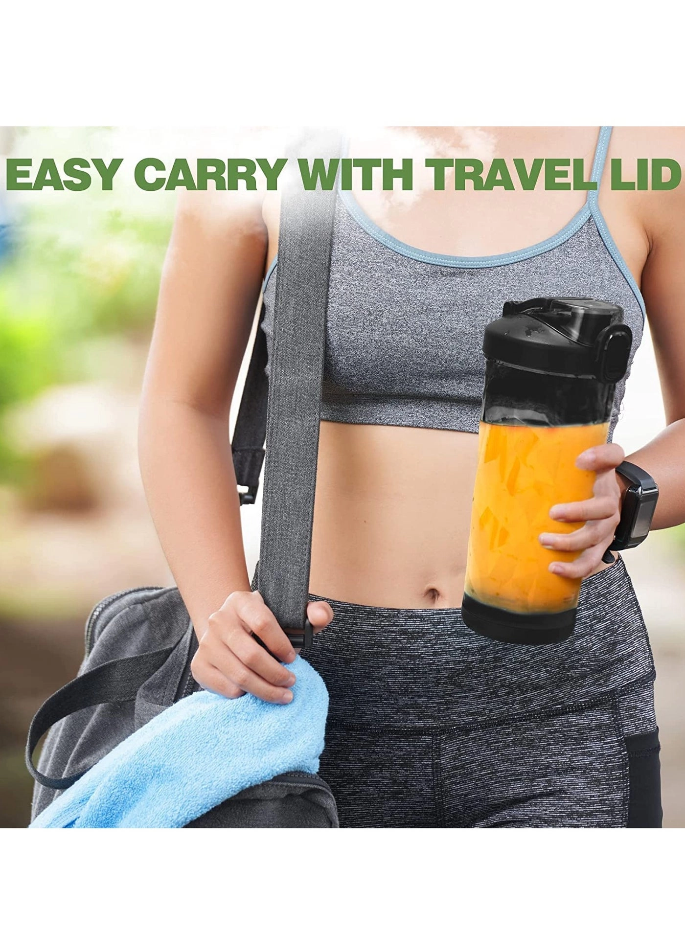 Portable Personal Blender - 6-Blade USB Rechargeable Portable